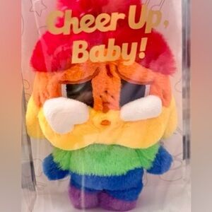 Pop Mart Crybaby Cheer Up, Baby! Series Plush Doll Pride Rainbow NEW IN BOX